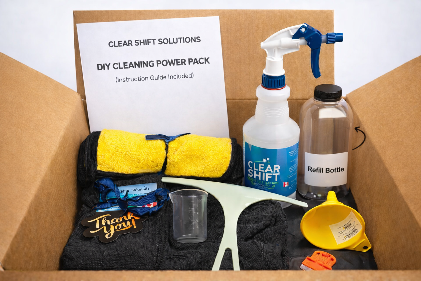 Ultimate Clear Shift Premium Add Your Own Solution Cleaning Kit